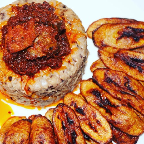 Beans and Fried Plantain
